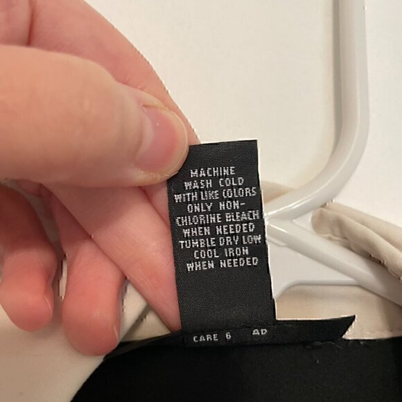 ALFANI PETITE Black Green Floral White? Collar Lace Sleeveless Button Blouse Top - Picture 9 of 16